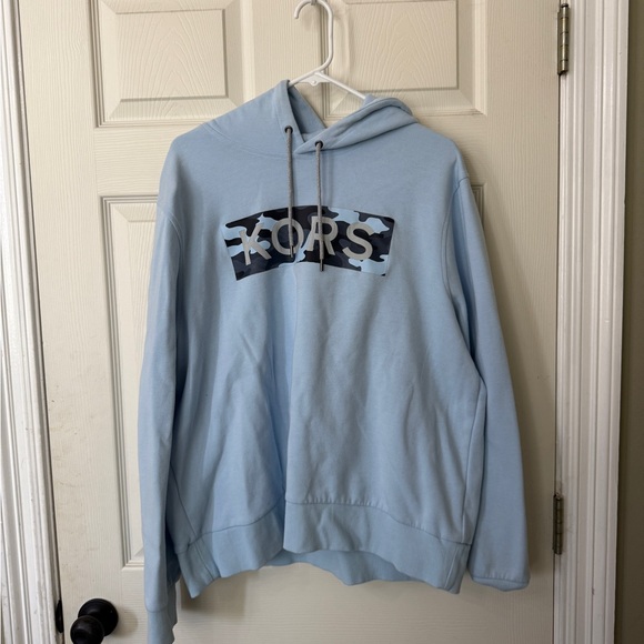 Michael Kors Other - Michael Kors Sky Blue Hoodie with Logo